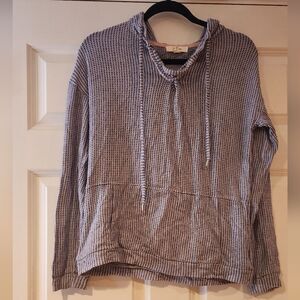 Peyton Primrose lightweight blue hoodie S